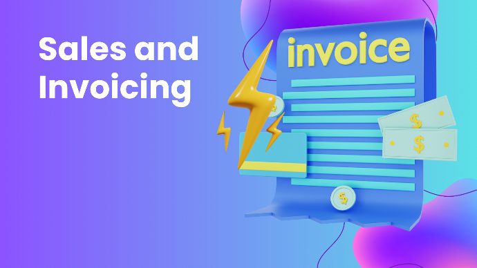 Create Invoices quickly and track Sales.